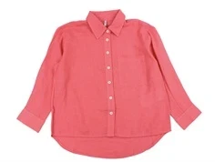 Kids ONLY coral paradise linen blend skjorte